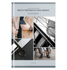 Ежедневник A5 недатир. 136 л.,  7БЦ, «Стиль. Men’s trends», глянцевая ламинация , РФ