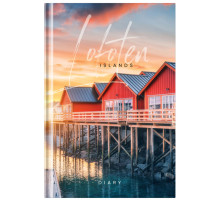 Ежедневник A5 недатир. 136 л., «Путешествия. Lofoten Islands», глянцевая ламинация, РФ