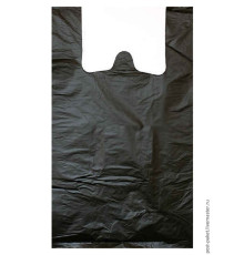 Пакет-майка п/эт ПНД 500*500 черный 14 мкм 100 шт/уп. РБ