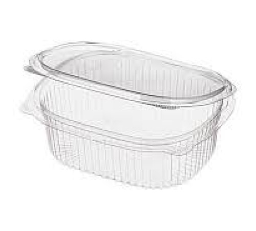 Контейнер 1000мл однор пласт., с совмещ. крыш. прозр.,овал. ПЭТ КС Кр-1000 (РКС)  177х148х76мм, РФ