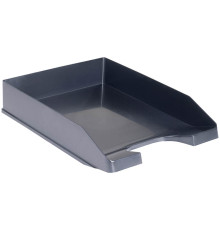 Лоток горизонтальный пласт черный для бумаг СТАММ "Стандарт" ЛТ22 , РФ