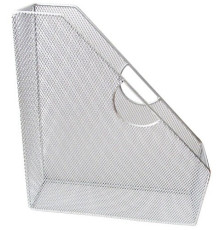 Лоток вертикальный металлический HORER размер 27*7,5*29 см,сетка, серебро,Китай