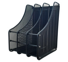 Лоток вертикальный  металлический серебро, 3-отд.,290*254*310 мм, Китай