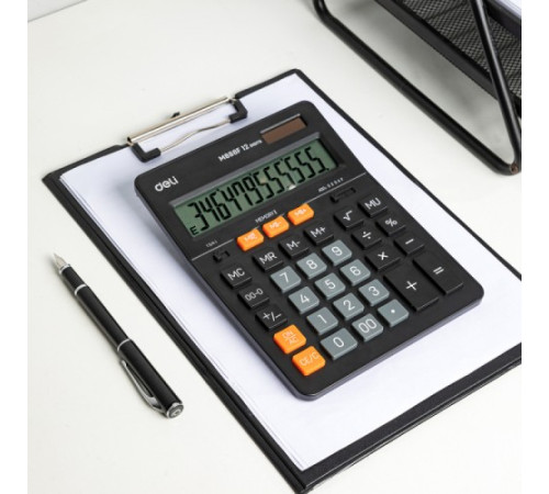Калькулятор 12р. настольный DELI 210*160*40 мм, 2 мод.памяти, Китай