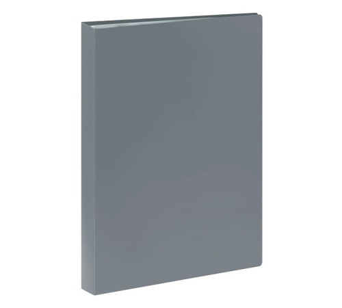 Папка 100 файлов А4 СТАММ 30мм, 600 мкм пласт. серая. РФ