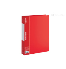 Папка 100 вкладышей A4, 800 мкм, 30мм,  Berlingo Standard красная, Россия