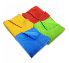 Салфетка микрофибра универсальная 30*30 см  (зелёная 220г/м2) , Китай