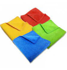 Салфетка микрофибра универсальная 30*30 см  (зелёная 220г/м2) , Китай