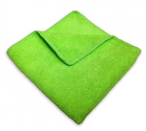 Салфетка микрофибра универсальная 50*60 см  (зеленая 220г/м2) , Китай