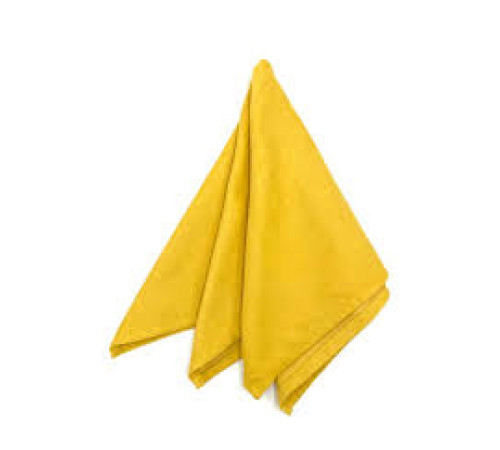 Салфетка микрофибра универсальная 50*60 см  (желтая 220г/м2) , Китай