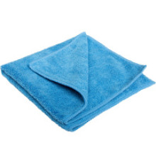 Салфетка микрофибра универсальная 30*30 см  (голубая 220г/м2), Китай