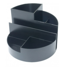 Органайзер "Профи" 130*130*90мм, 6 отд, черный . РФ