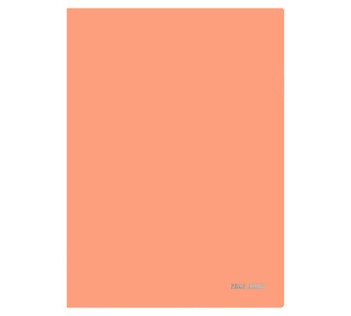 Папка-уголок А4 ProfPress, 180 мкм, непрозрачная, персиковый. РФ