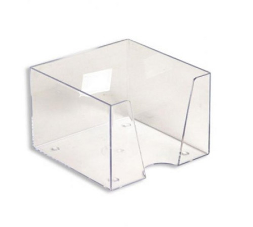 Бокс 90*90*50 мм для бумаг СТАММ пластик прозрачный, РФ