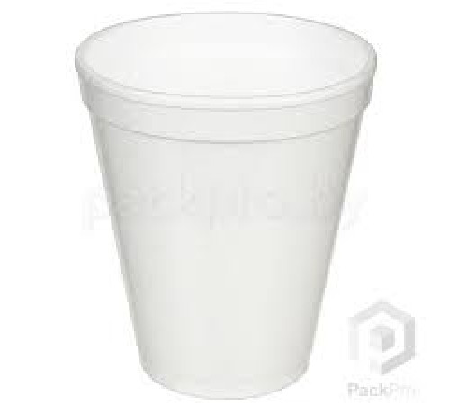 Стакан одноразовый 200мл из вспен.PS д/горяч.напитков (50шт/уп). РБ