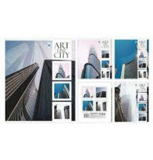 Тетрадь общая А5, 96 л. на скобе клетка обл.карт., Архитектура,  РБ