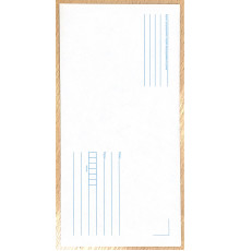 КОНВЕРТ 110*220 Е65 СИЛИКОН евро с Л/П (бел). РБ