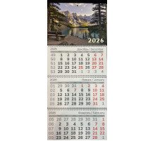 Календарь квартальный "Природа" на 3 спир.,2026г. РБ