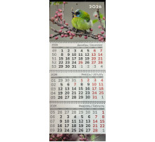 Календарь квартальный "Птица" на 3 спир.,2026г. РБ