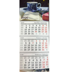 Календарь квартальный "Чаша" на 3 спир.,2026г. РБ