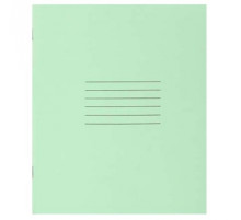 Тетрадь А5 12л клетка школьная ф.170*205, зелен. бум.обложка. РБ