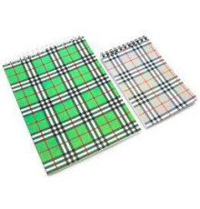 Блокнот А5 40 л 148*205мм кл. н/гребне, серия Шотландка РБ