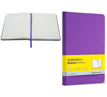 Ежедневник А5 недатир., 122 л., 138х206 мм, фиолетовый, на резинке, Comix, Китай