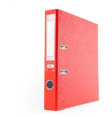 Папка регистратор А4, ПВХ Эко, 50 мм."Deli"красный, Китай