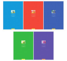 Тетрадь А4, 96 л, клетка, скоба Моноколор.Office style". РФ