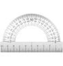 Транспортир 10 см метал. РФ