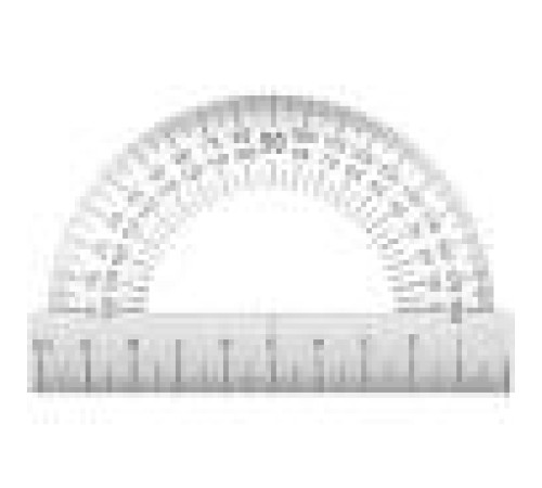 Транспортир 10 см метал. РФ