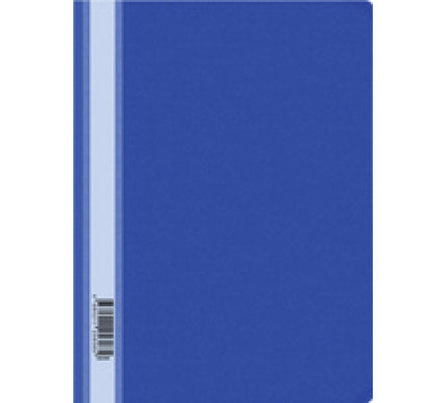 Скоросшиватель пласт.А4 прозр.верх Lite, толщина пластика 0,11 мм синий, РФ