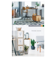 Книга алфавитная 80л., А5, 7БЦ, OfficeSpace "Офис. Own style", выборочный уф-лак, с высечкой, РФ