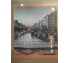 Тетрадь общая А5, 96 л. на скобе клетка обл.карт., Города,  РБ