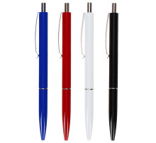 Ручка шарик/автомат M&G 0,7 мм, ассорти, стерж. синий,, Китай