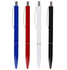 Ручка шарик/автомат M&G 0,7 мм, ассорти, стерж. синий,, Китай